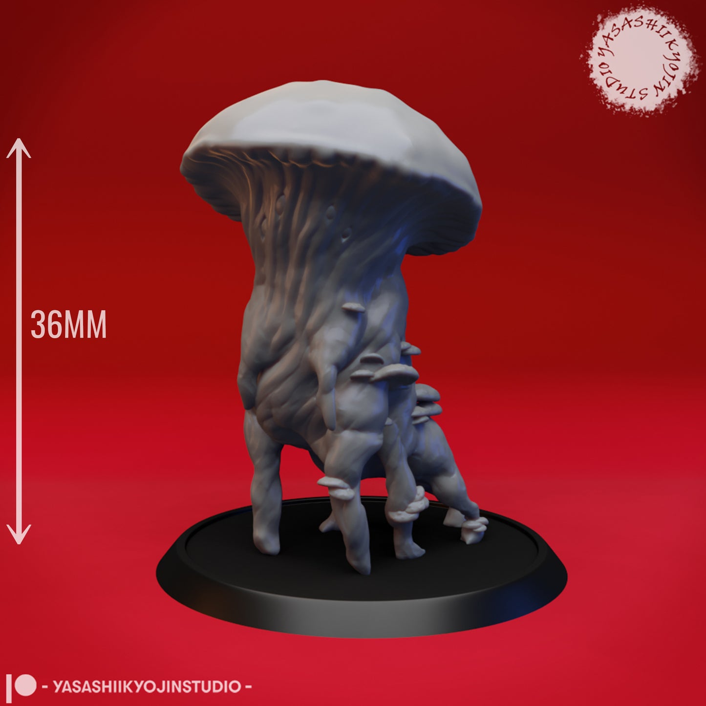 Myconid - Capped - Tabletop Miniature (Pre-Supported STL)