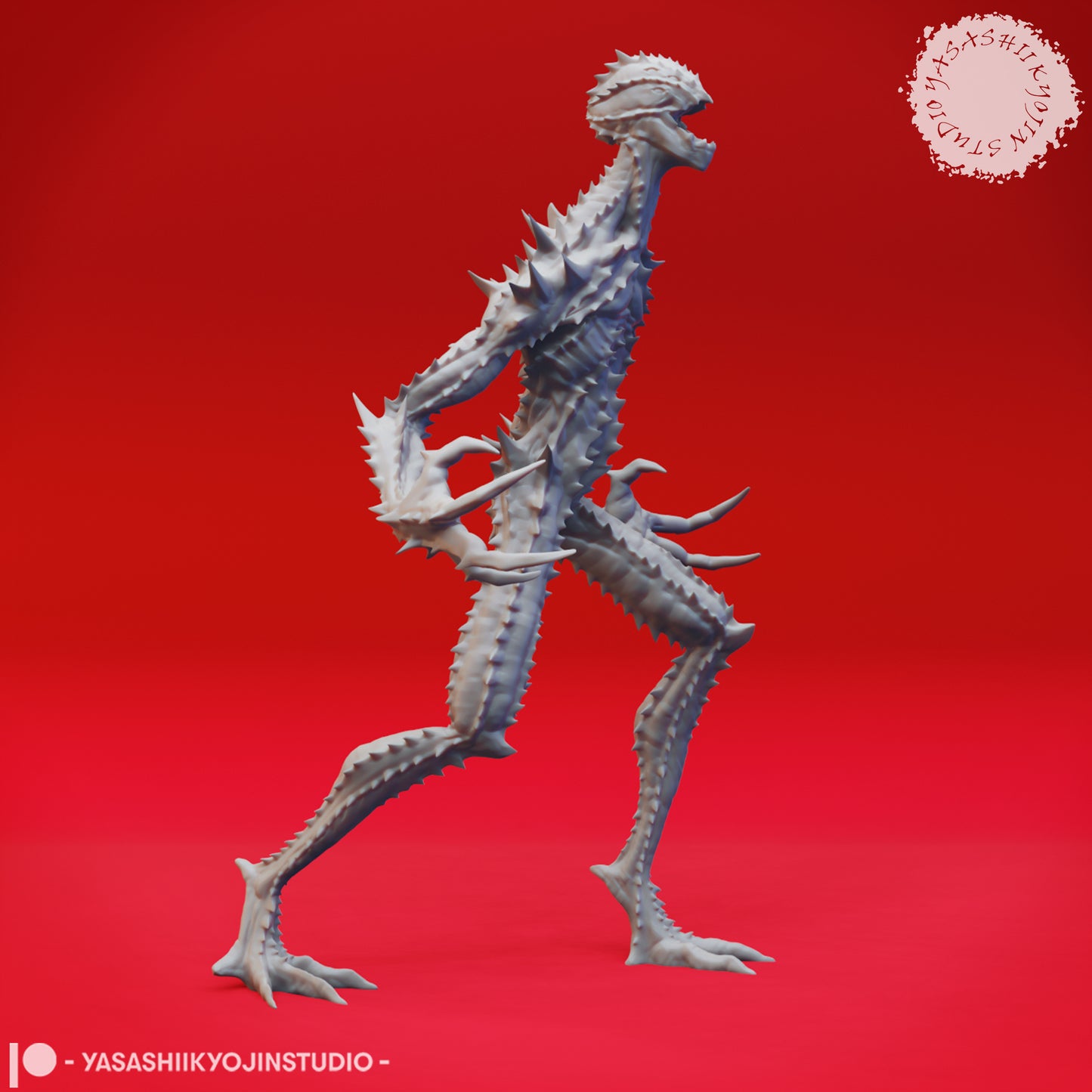 Needle Blight - Screamer - 3D Printed Minis for Tabletop Gaming, Dungeons and Dragons, Pathfinder, Kings of War and other RPG's
