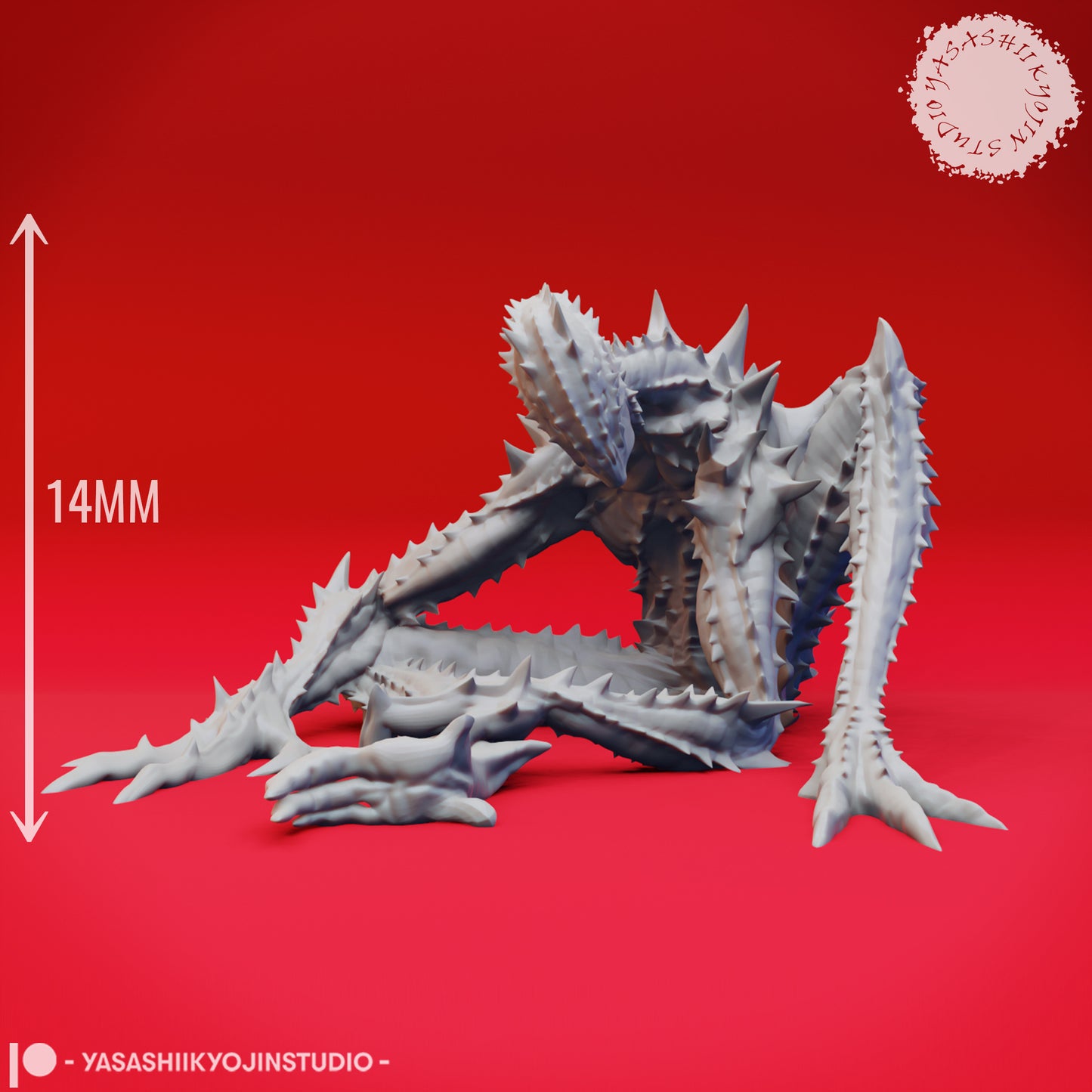 Needle Blight Hunched - Tabletop Miniature (Pre-Supported STL)