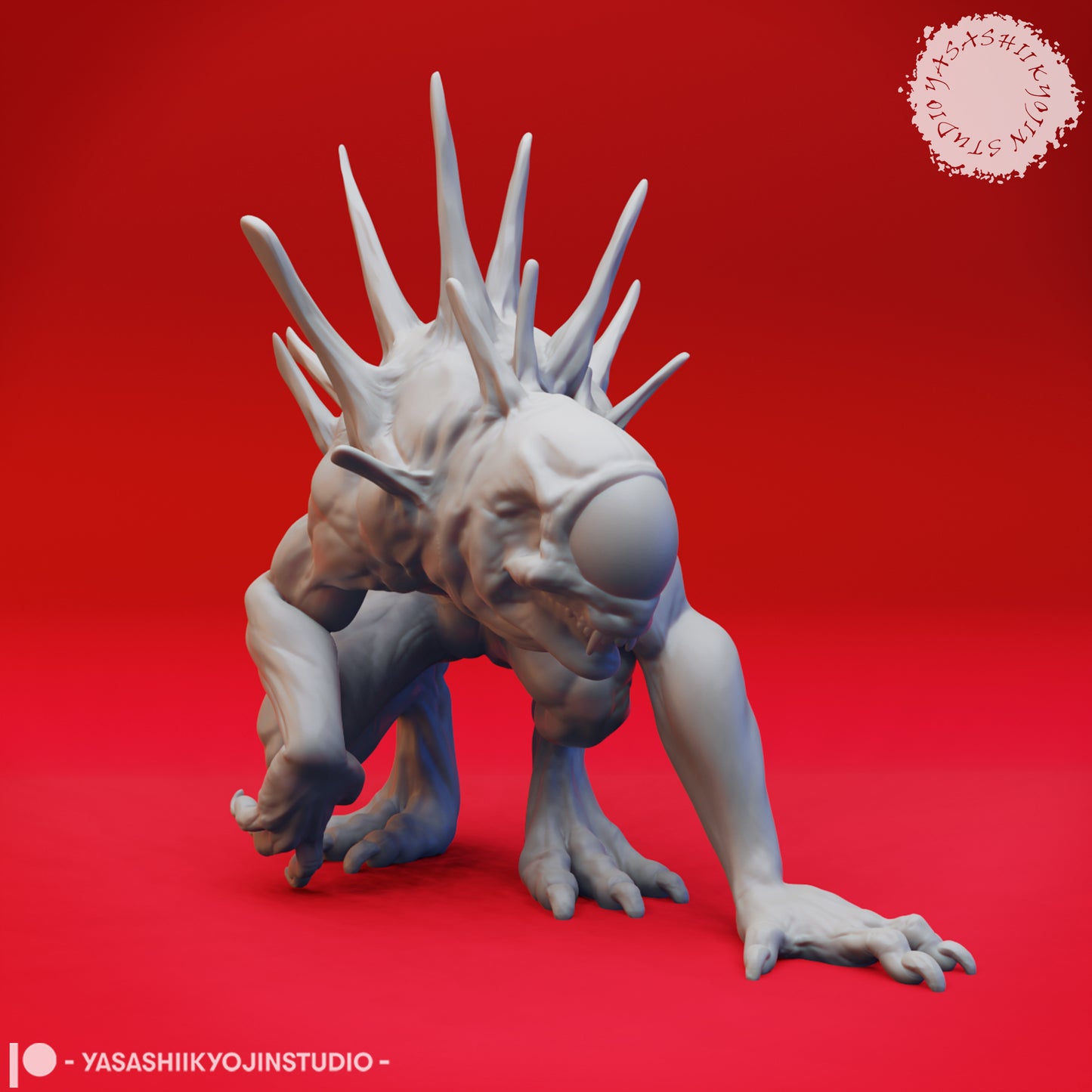 Nothic - Creeping - 3D Printed Mini for Tabletop Gaming, Dungeons and Dragons, Pathfinder, Kings of War and other RPG's
