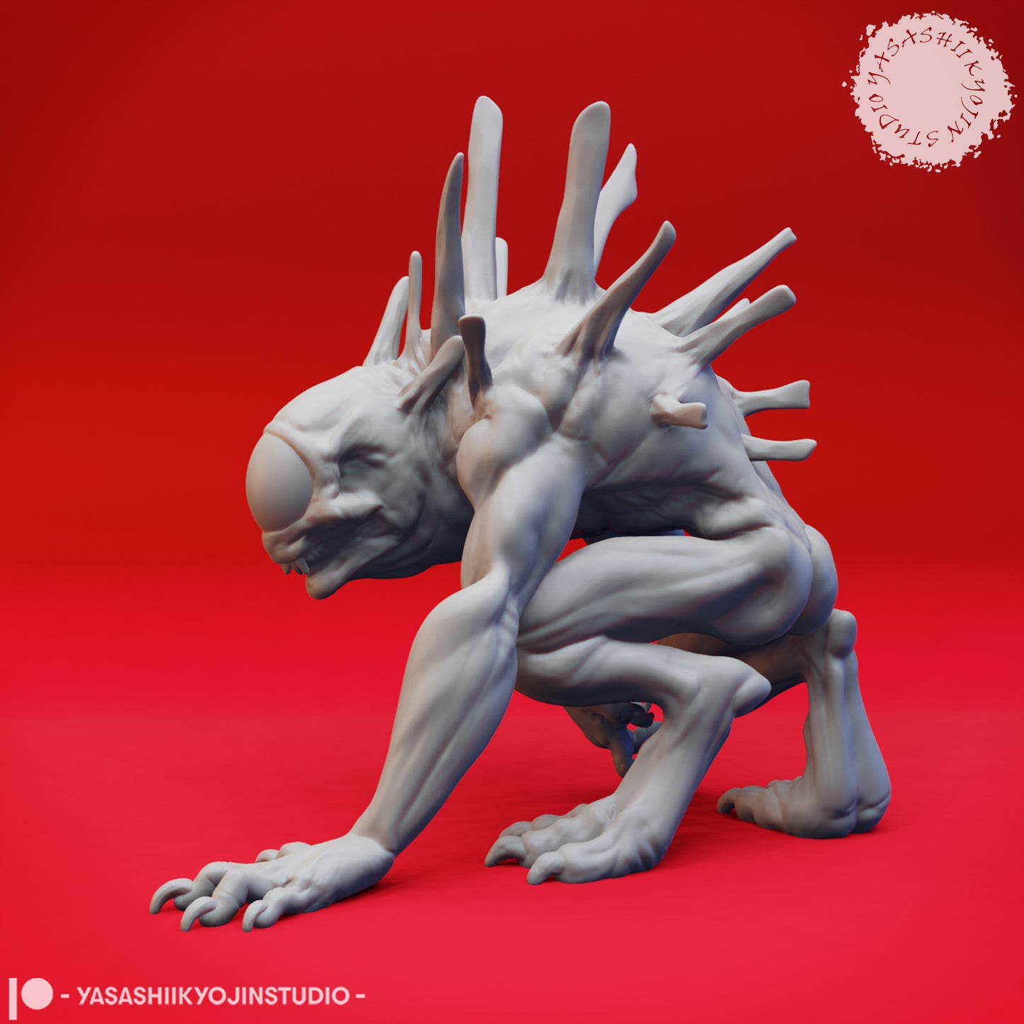 Nothic - Creeping - 3D Printed Mini for Tabletop Gaming, Dungeons and Dragons, Pathfinder, Kings of War and other RPG's