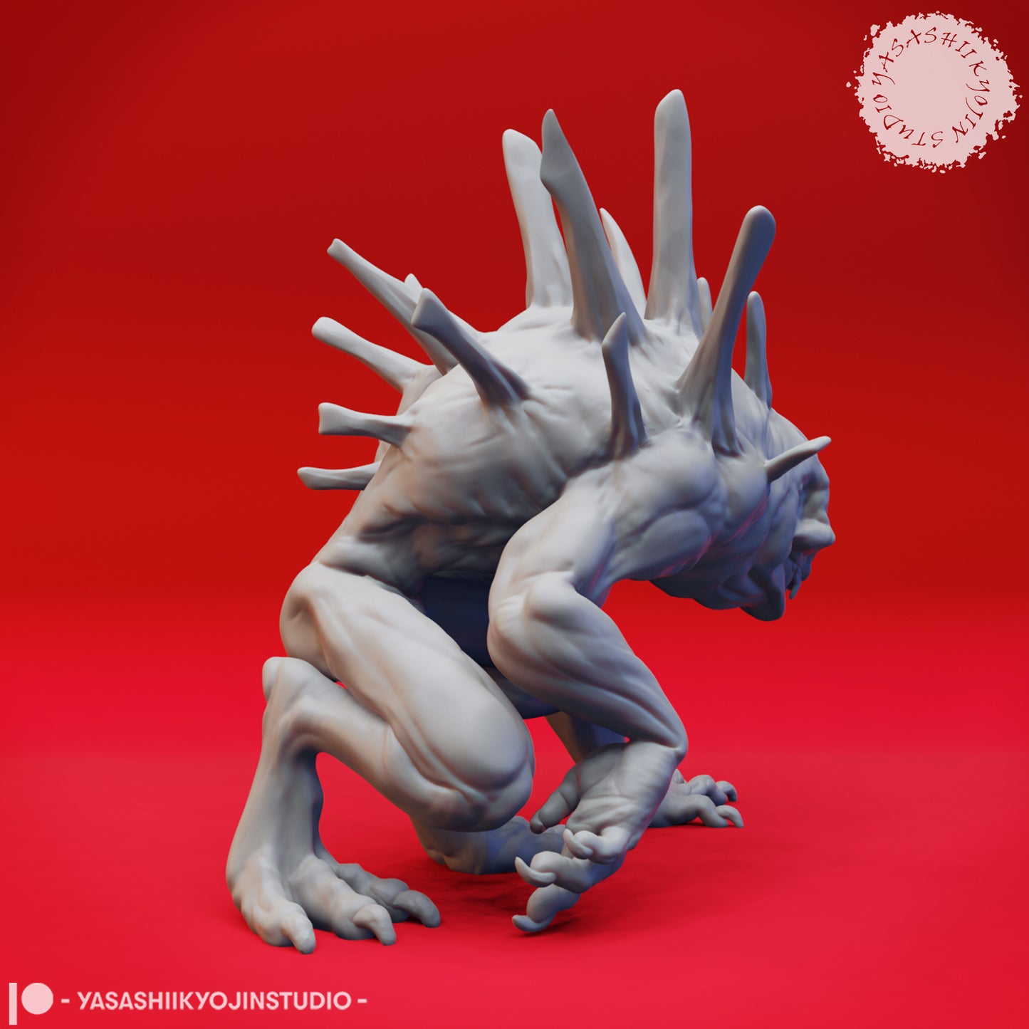Nothic - Creeping - 3D Printed Mini for Tabletop Gaming, Dungeons and Dragons, Pathfinder, Kings of War and other RPG's