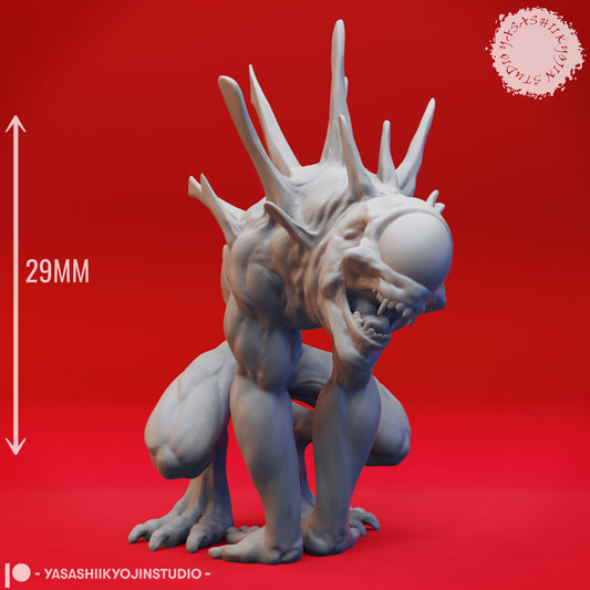 Nothic - Intent - 3D Printed Mini for Tabletop Gaming, Dungeons and Dragons, Pathfinder, Kings of War and other RPG's