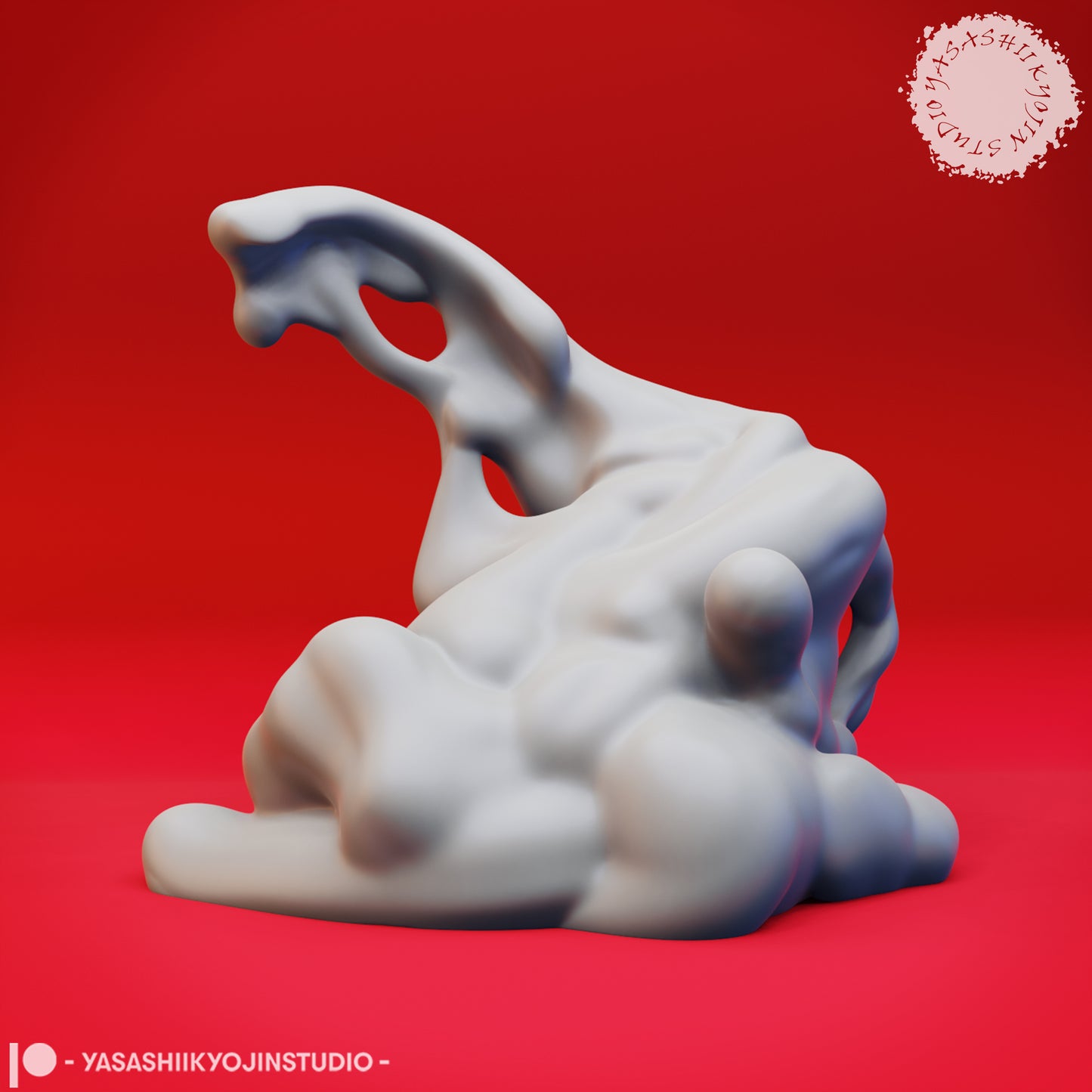 Ochre Jelly - Slimer - 3D Printed Mini for Tabletop Gaming, Dungeons and Dragons, Pathfinder, Kings of War and other RPG's