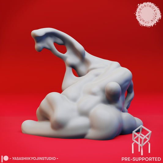 Ochre Jelly - Slimer - Tabletop Miniature (Pre-Supported STL)
