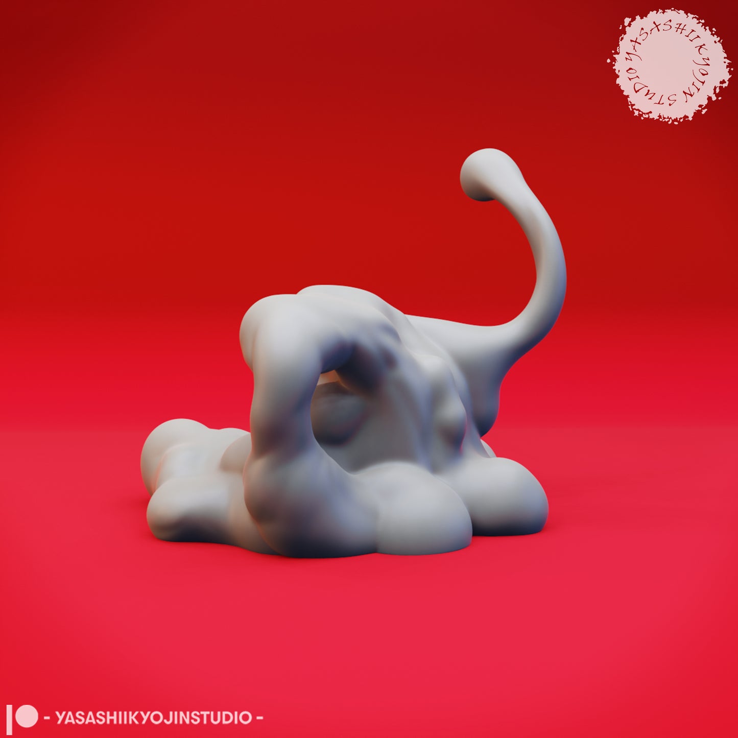 Ochre Jelly - Blob - Tabletop Miniature (Pre-Supported STL)
