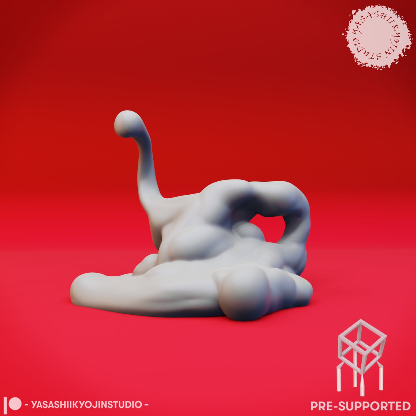 Ochre Jelly - Blob - Tabletop Miniature (Pre-Supported STL)
