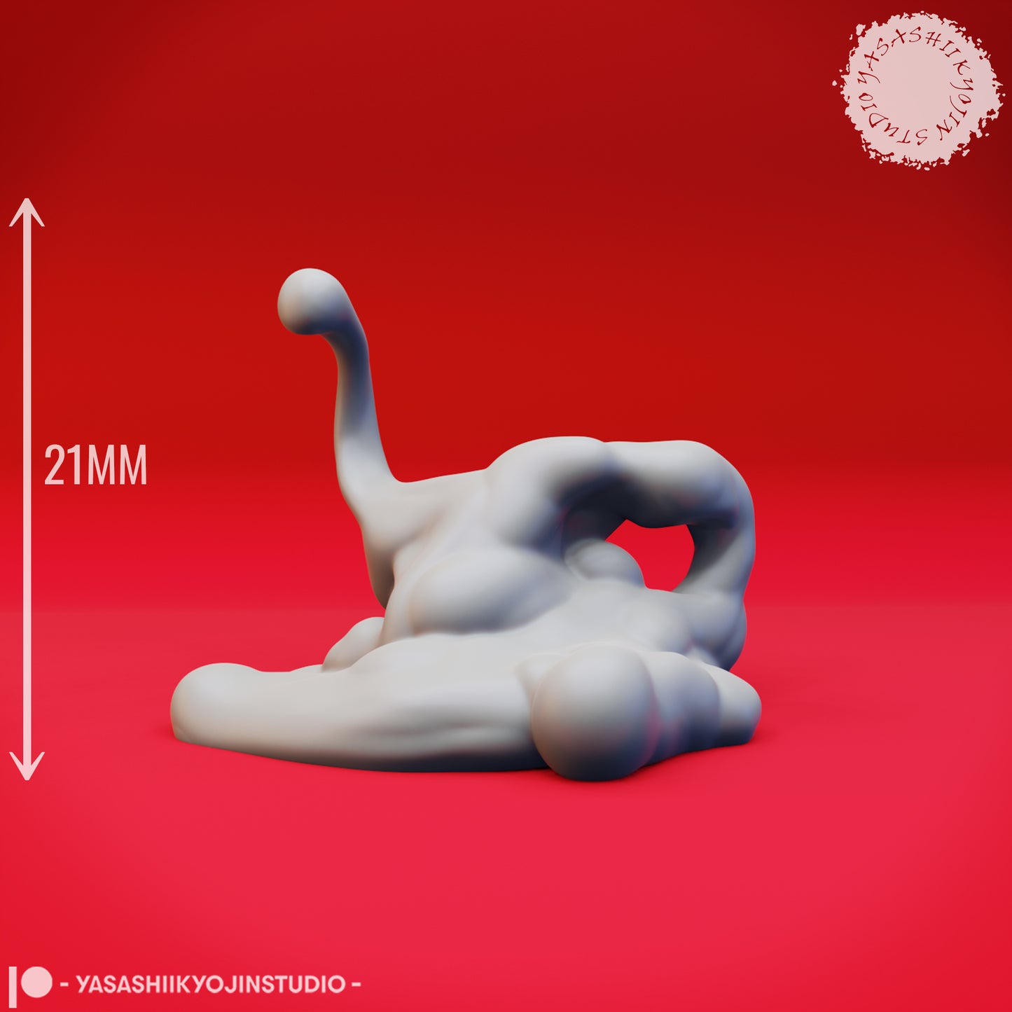 Ochre Jelly - Blob - Tabletop Miniature (Pre-Supported STL)