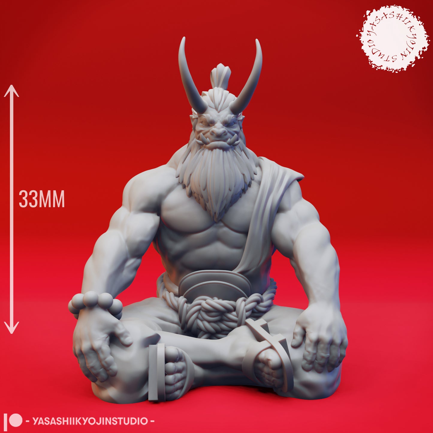 Oni Clan - Bundle - 3D Printed Mini for Tabletop Gaming, Dungeons and Dragons, Pathfinder, Kings of War and other RPG's