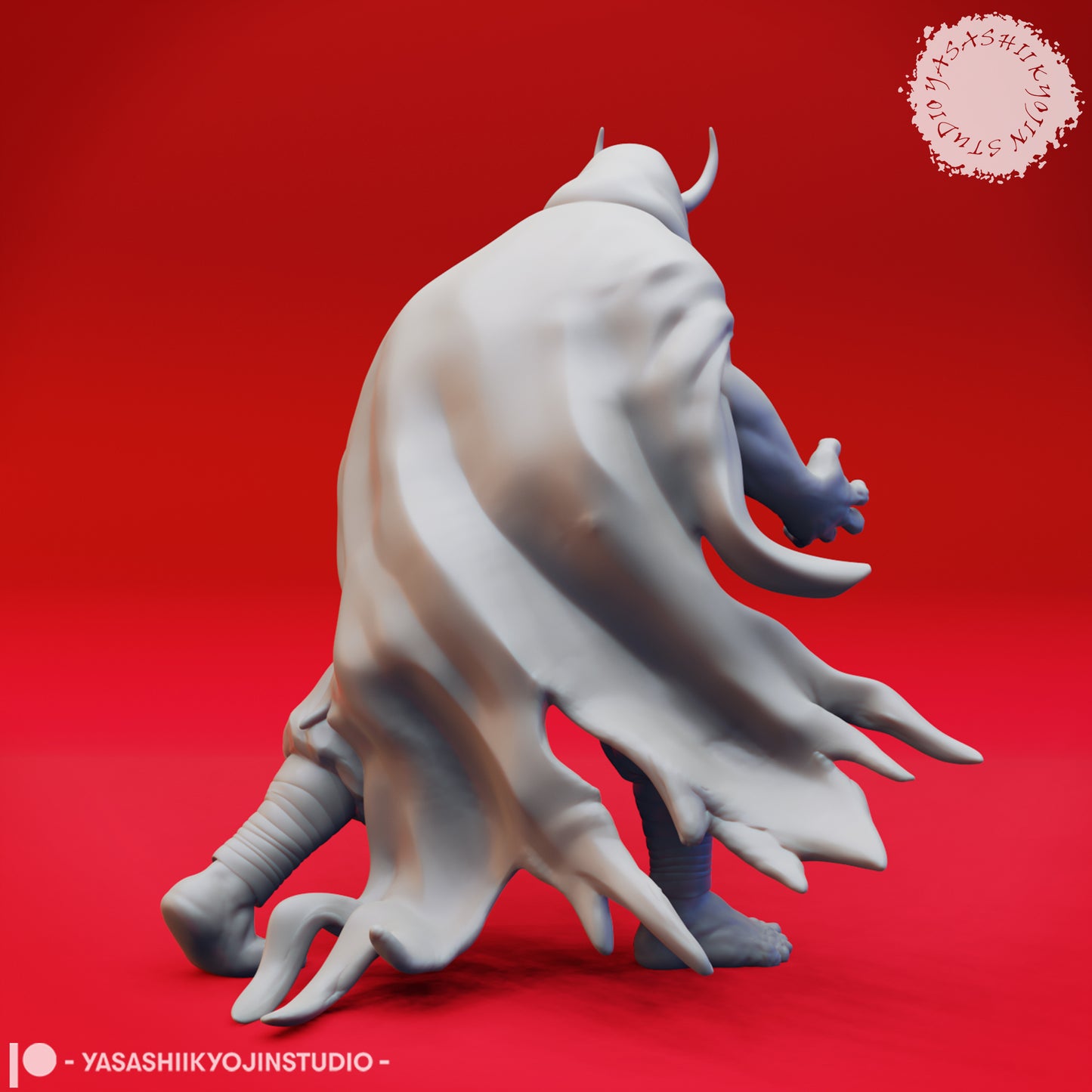 Oni - Cloaked - Tabletop Miniature (Pre-Supported STL)