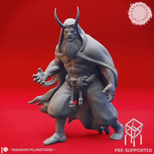 Oni - Cloaked - Tabletop Miniature (Pre-Supported STL)