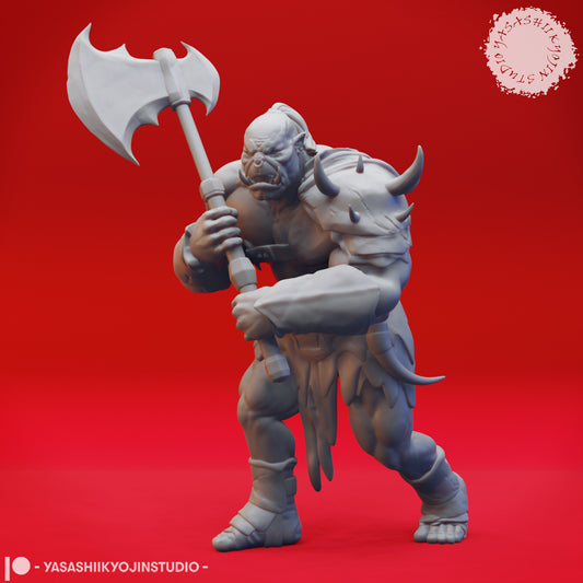 Orc - Axe - Tabletop Miniature STL