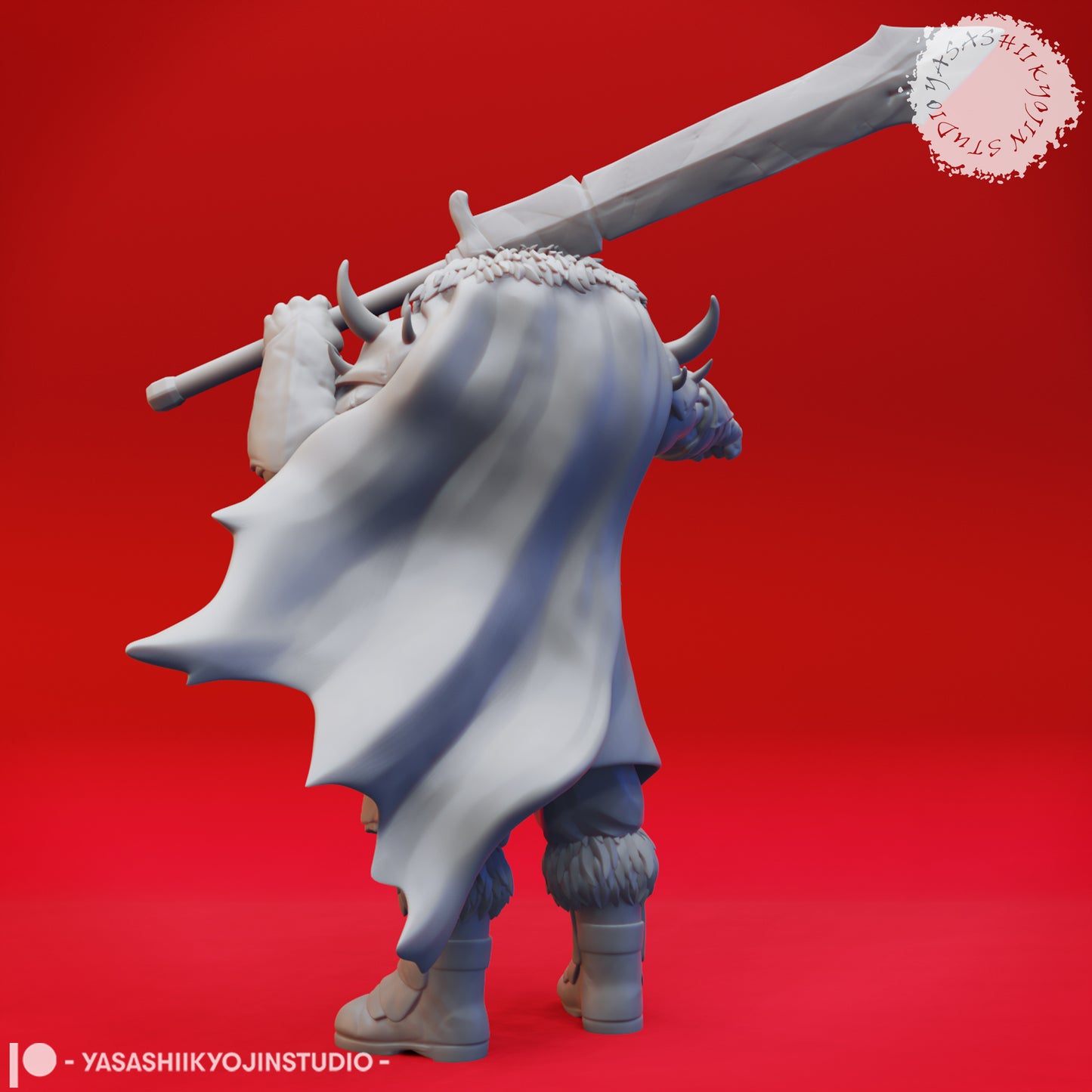 Orc - Warchief - Tabletop Miniature (Pre-Supported STL)