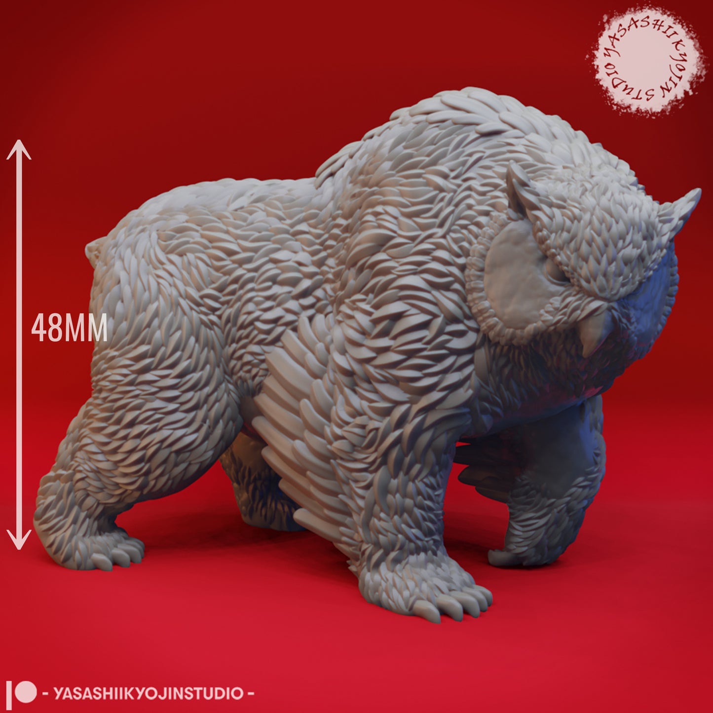 Owlbear Den - Bundle - 3D Printed Minis for Tabletop Gaming, Dungeons and Dragons, Pathfinder, Kings of War and other RPG's