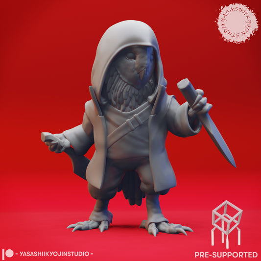 Owlin - Rogue - Tabletop Miniatures (Pre-Supported)