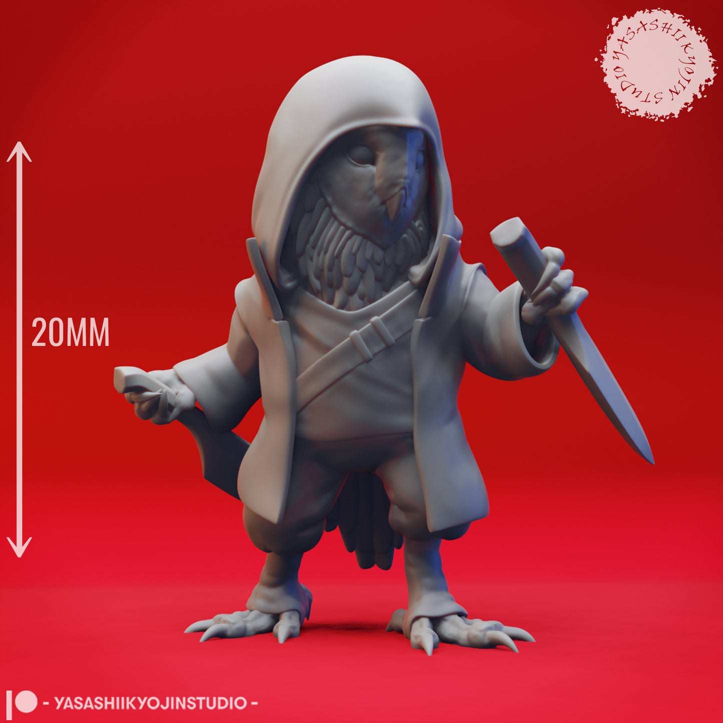 Owlin Rogue - Tabletop Miniature STL