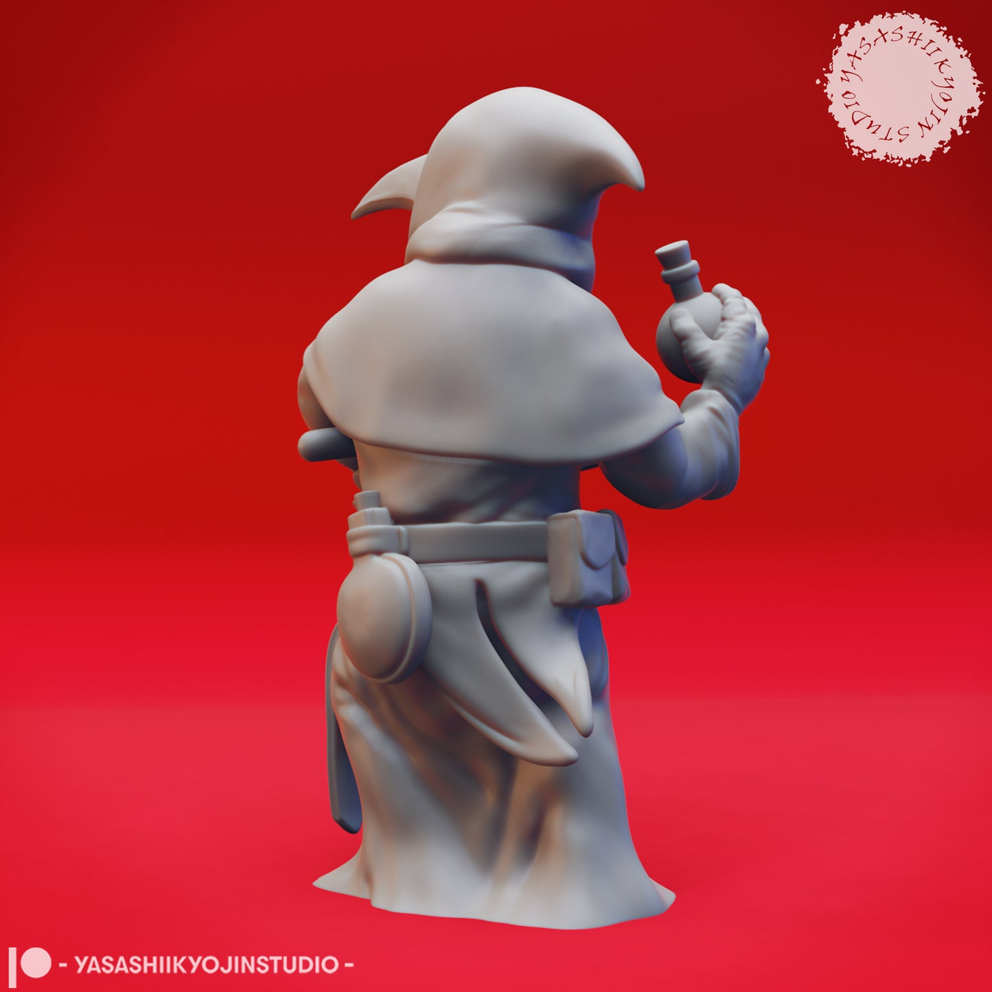 Plague Doctor - Smol - Tabletop Miniatures (Pre-Supported STL)