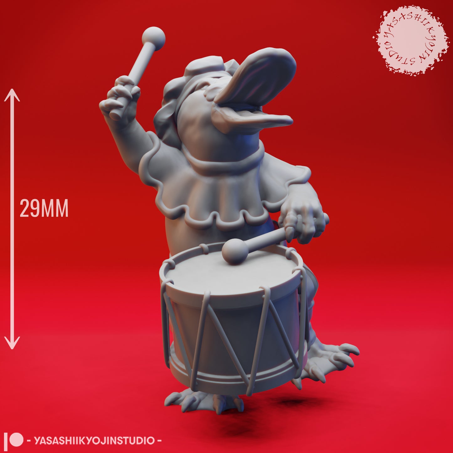 Aussie-folk Mob - Bundle - 3D Printed Minis for Tabletop Gaming, Dungeons and Dragons, Pathfinder, Kings of War and other RPG's
