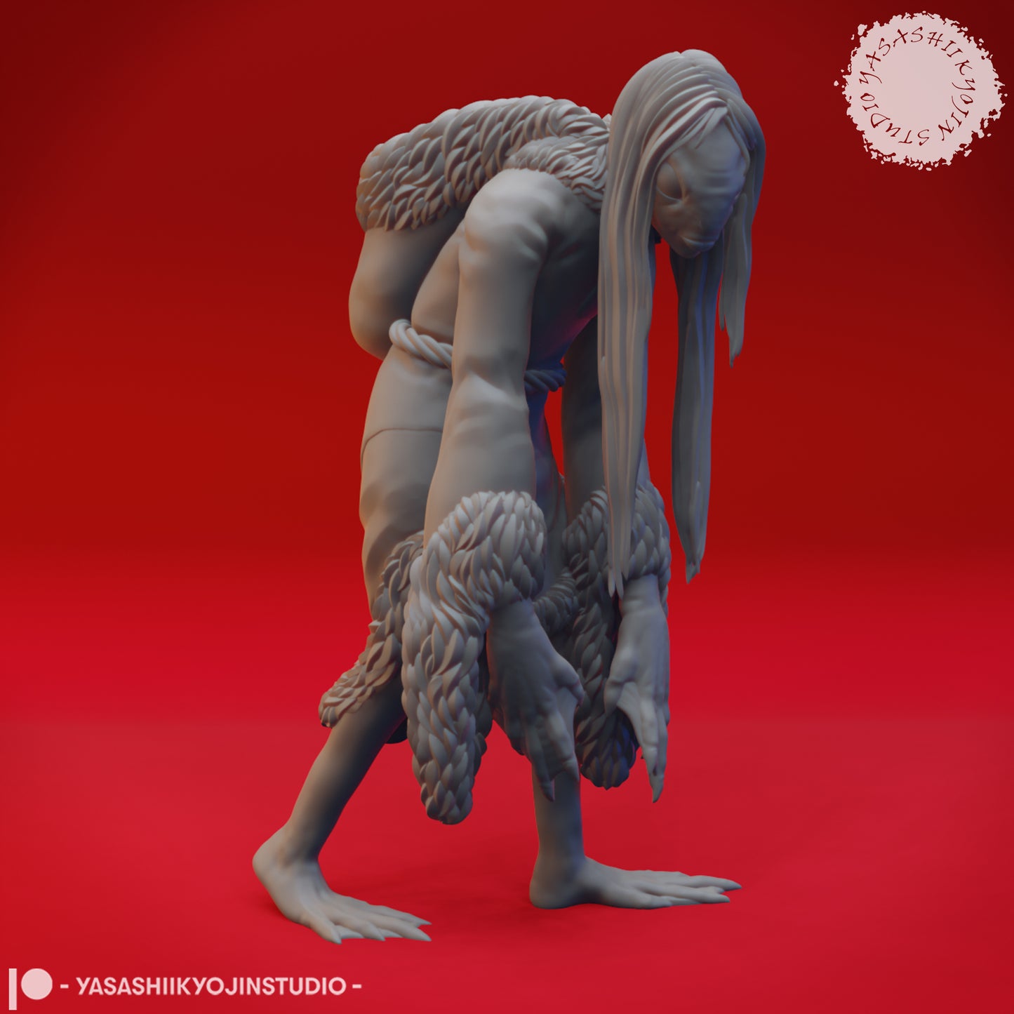 Qalupalik - 3D Printed Mini for Tabletop Gaming, Dungeons and Dragons, Pathfinder, Kings of War and other RPG's