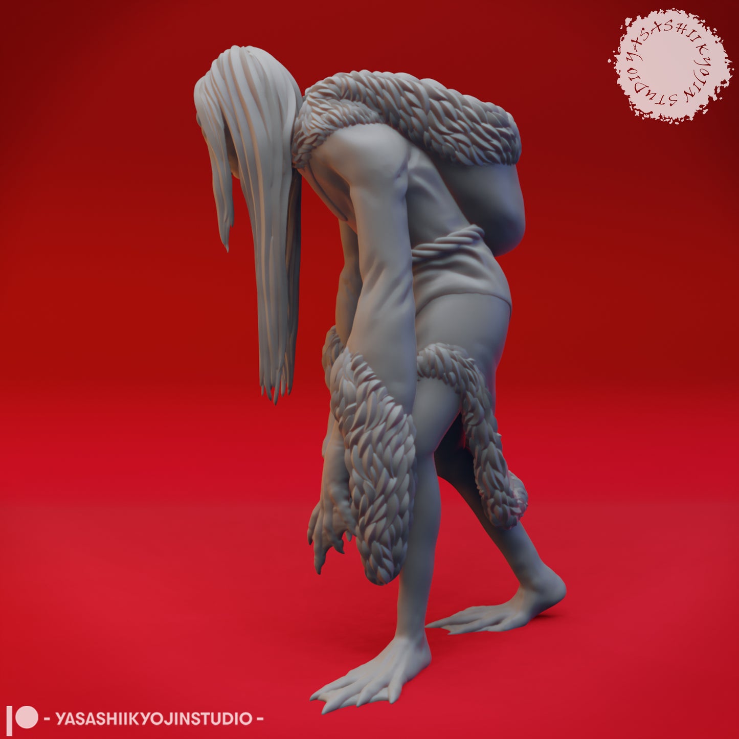 Qalupalik - 3D Printed Mini for Tabletop Gaming, Dungeons and Dragons, Pathfinder, Kings of War and other RPG's