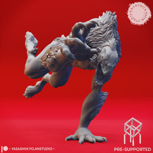 Quaggoth - Lunging - Tabletop Miniatures (Pre-Supported STL)