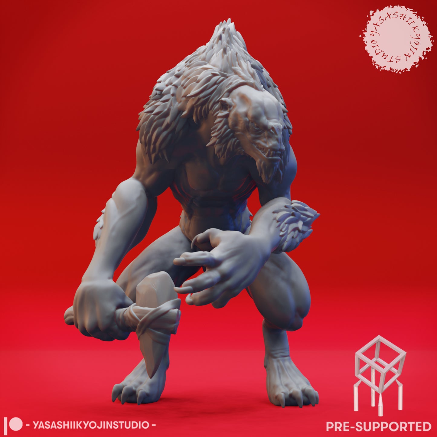 Quaggoth Warband - Bundle - Tabletop Miniatures (Pre-Supported STL)
