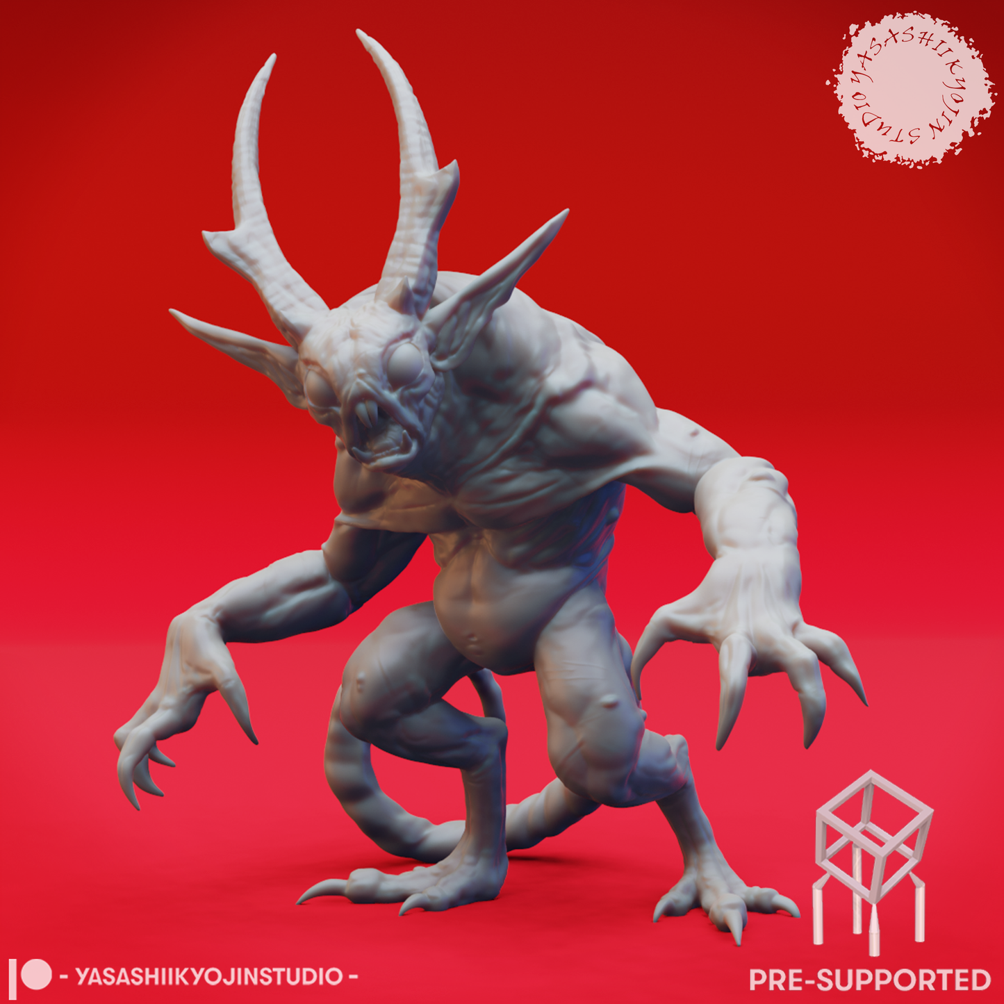 Quasit Swarm - Bundle - Tabletop Miniatures (Pre-Supported STL)