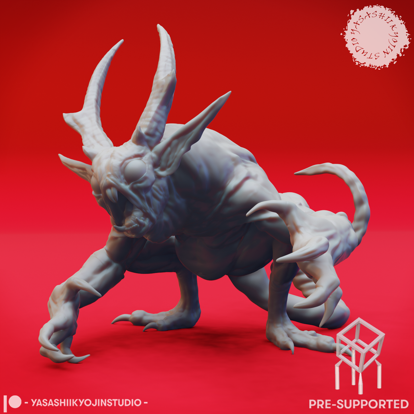 Quasit Swarm - Bundle - Tabletop Miniatures (Pre-Supported STL)