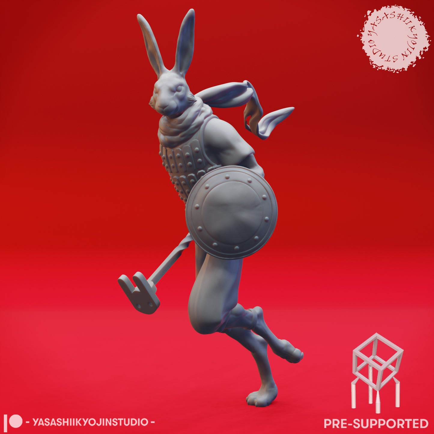 Rabbitfolk Warren - Bundle - Tabletop Miniatures (Pre-Supported STL)