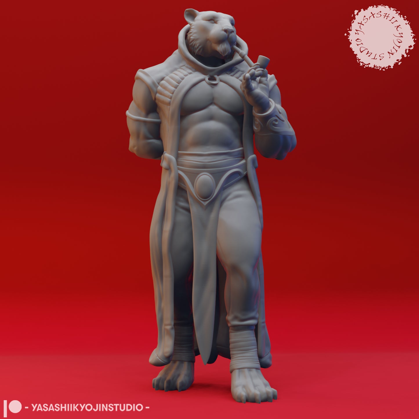 Rakshasa - 3D Printed Mini for Tabletop Gaming, Dungeons and Dragons, Pathfinder, Kings of War and other RPG's