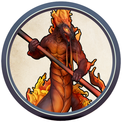 Flame Salamander - VTT Token Sample