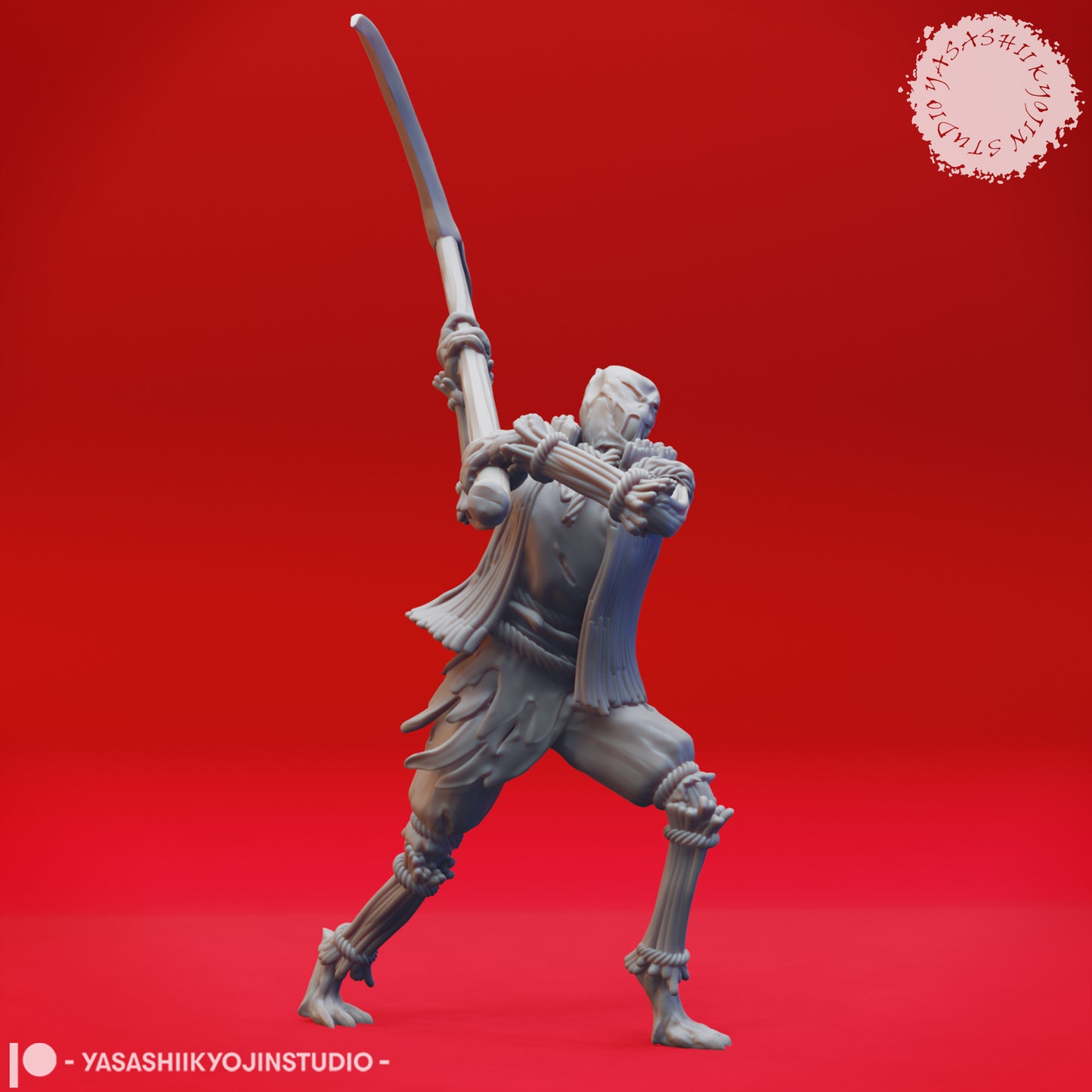 Scarecrow - Scythe - Tabletop Miniature (Pre-Supported STL)