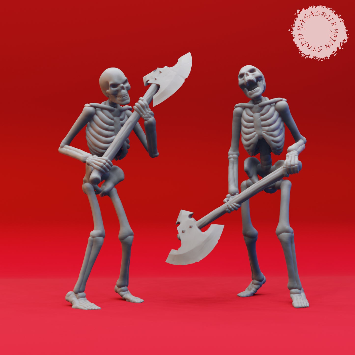 Skeleton Warband - Bundle - 3D Printed Minis for Tabletop Gaming, Dungeons and Dragons, Pathfinder, Kings of War and other RPG's