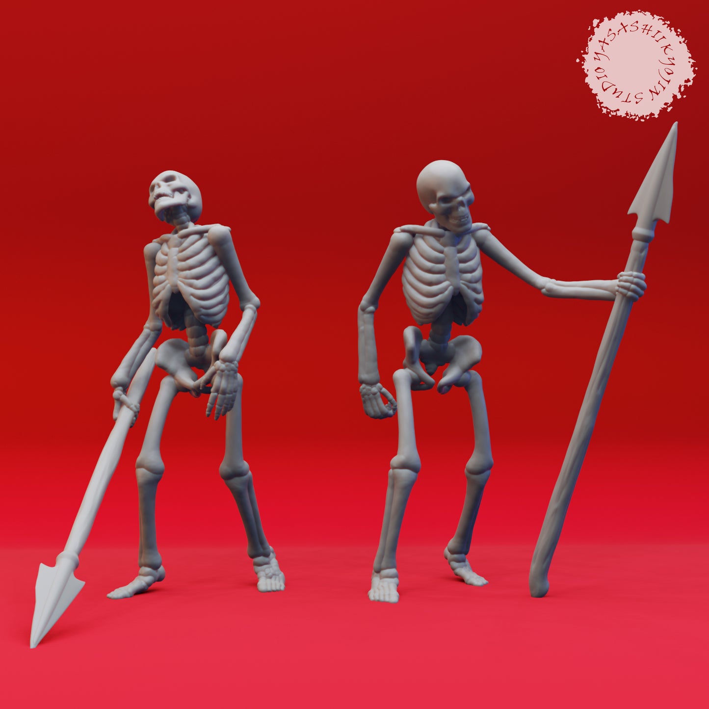 Skeleton Warband - Bundle - 3D Printed Minis for Tabletop Gaming, Dungeons and Dragons, Pathfinder, Kings of War and other RPG's