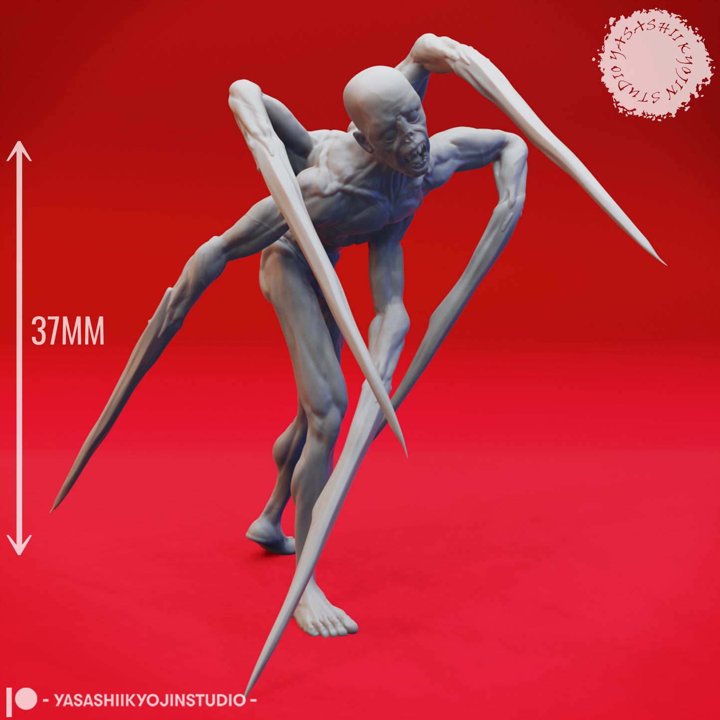 Sorrowsworn - The Lost - 3D Printed Mini for Tabletop Gaming, Dungeons and Dragons, Pathfinder, Kings of War and other RPG's