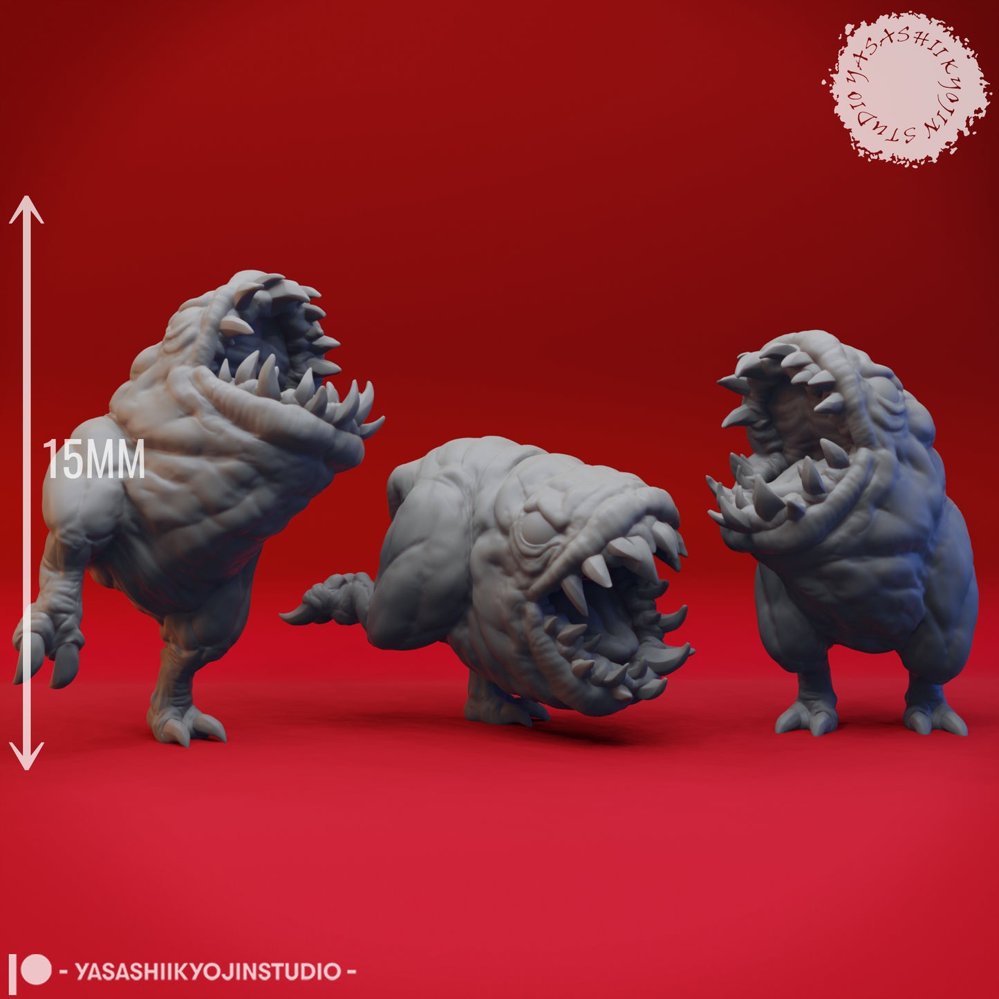 Sorrowsworn Wretched - Bundle - 3D Printed Mini for Tabletop Gaming, Dungeons and Dragons, Pathfinder, Kings of War and other RPG's