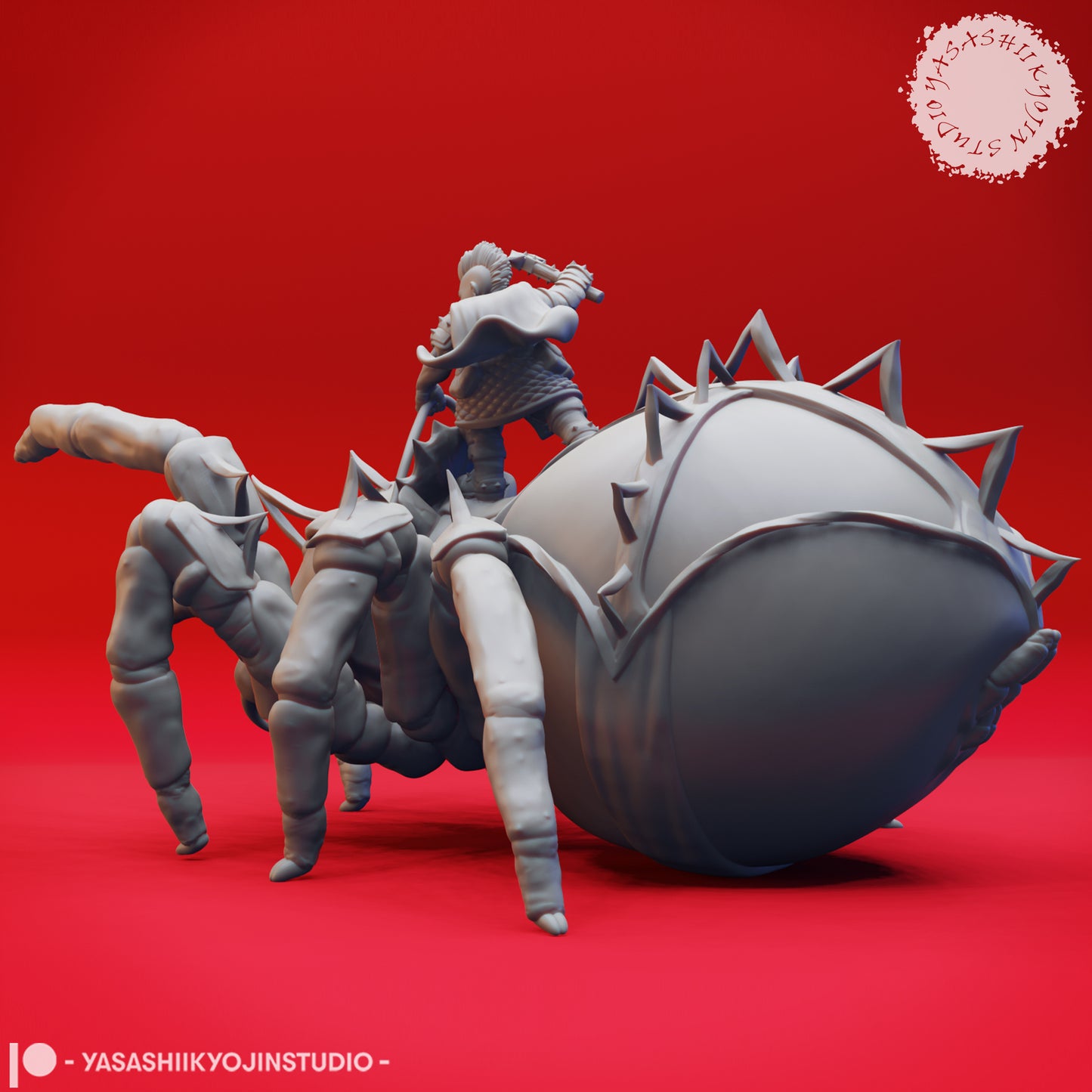 Steeder - Battle - Tabletop Miniature (Pre-Supported STL)