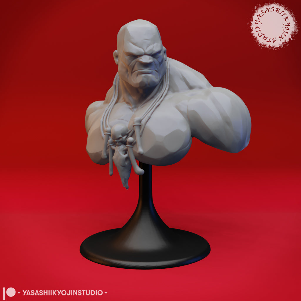 Stone Giant - Bust - 3D Printed Bust for Tabletop Gaming, Dungeons and Dragons, Pathfinder, Kings of War and other RPG's