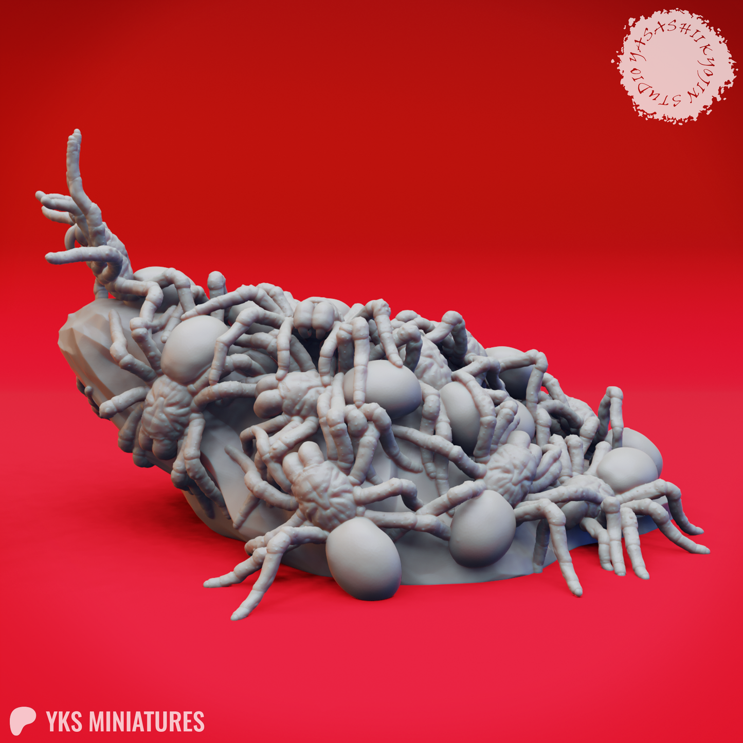 Swarm of Spiders - 3D Printed Mini for Tabletop Gaming, Dungeons and Dragons, Pathfinder, Kings of War and other RPG's