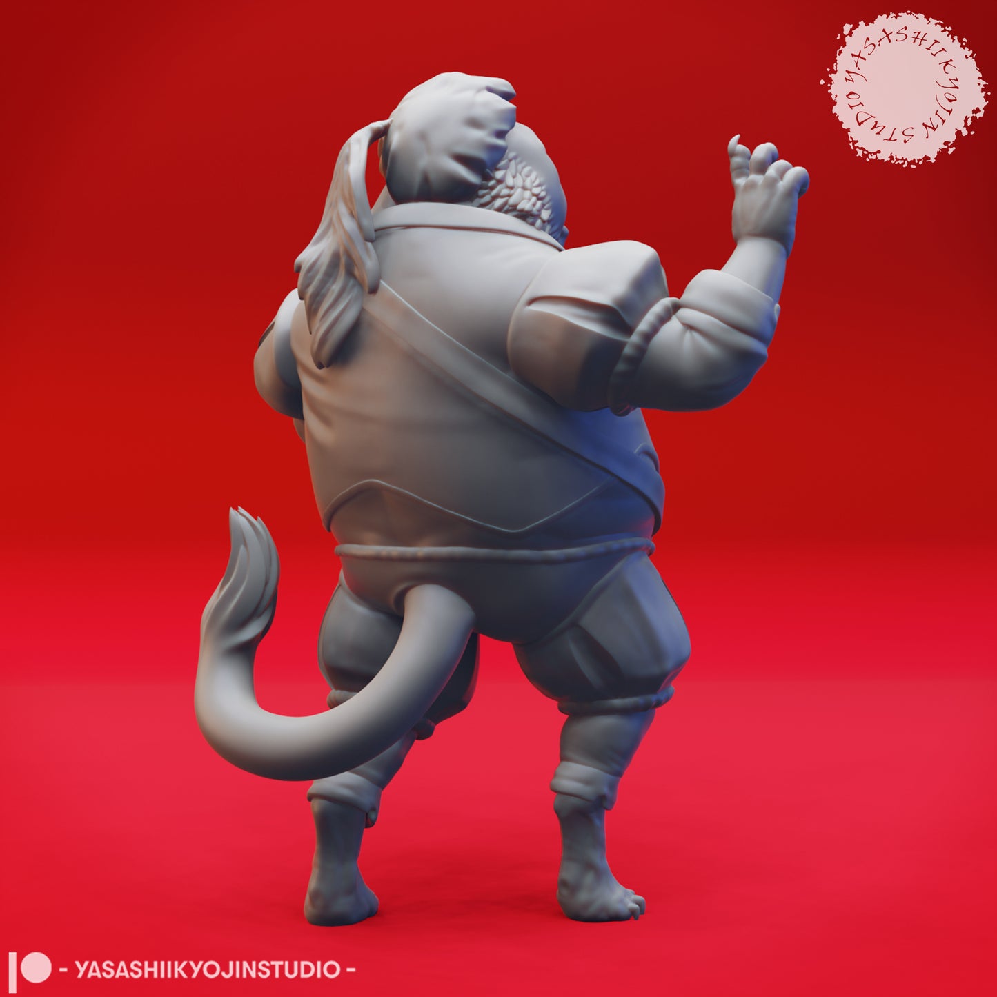 Tabaxi - Bard - Tabletop Miniature (Pre-Supported STL)