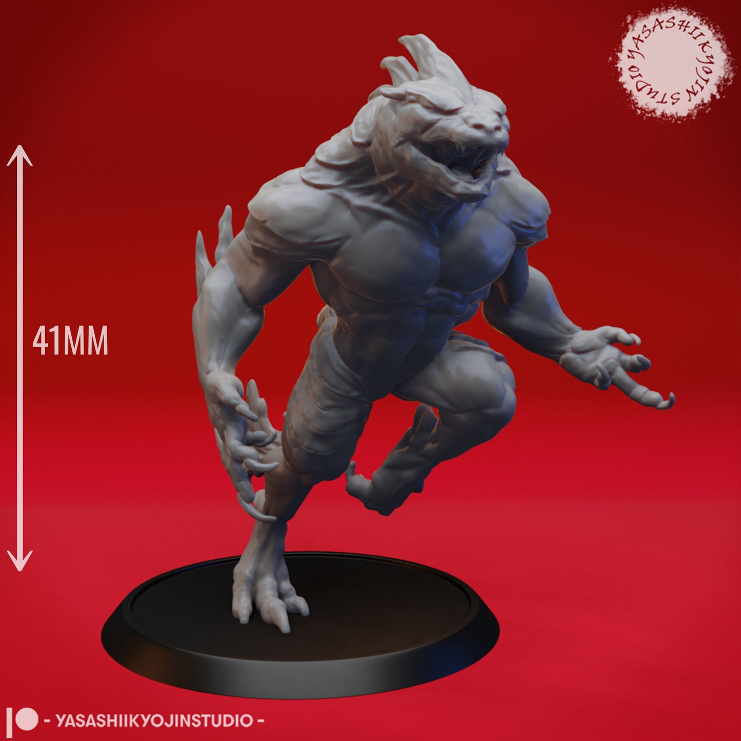 Troglodyte Warband - Bundle - 3D Printed Mini for Tabletop Gaming, Dungeons and Dragons, Pathfinder, Kings of War and other RPG's