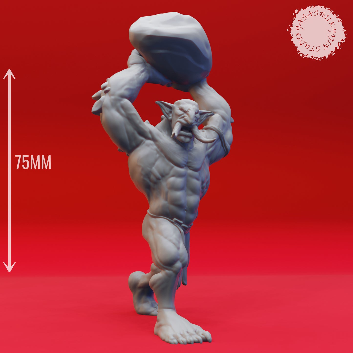Troll - Chucka - Tabletop Miniature (Pre-Supported STL)