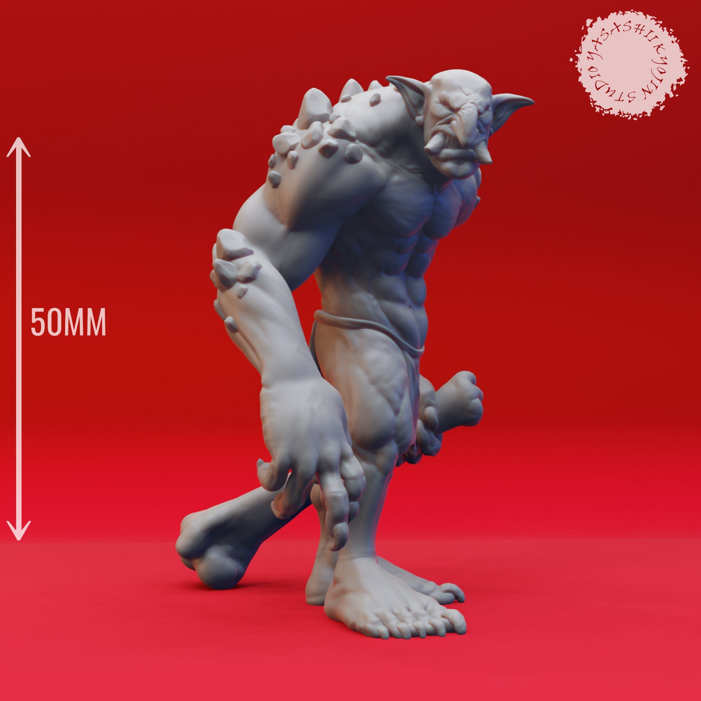 Troll - Clubba - Tabletop Miniature (Pre-Supported STL)