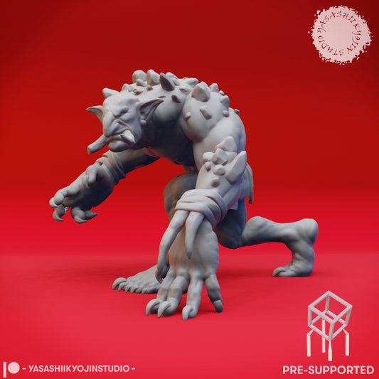 Troll - Sneaka - Tabletop Miniature (Pre-Supported STL)