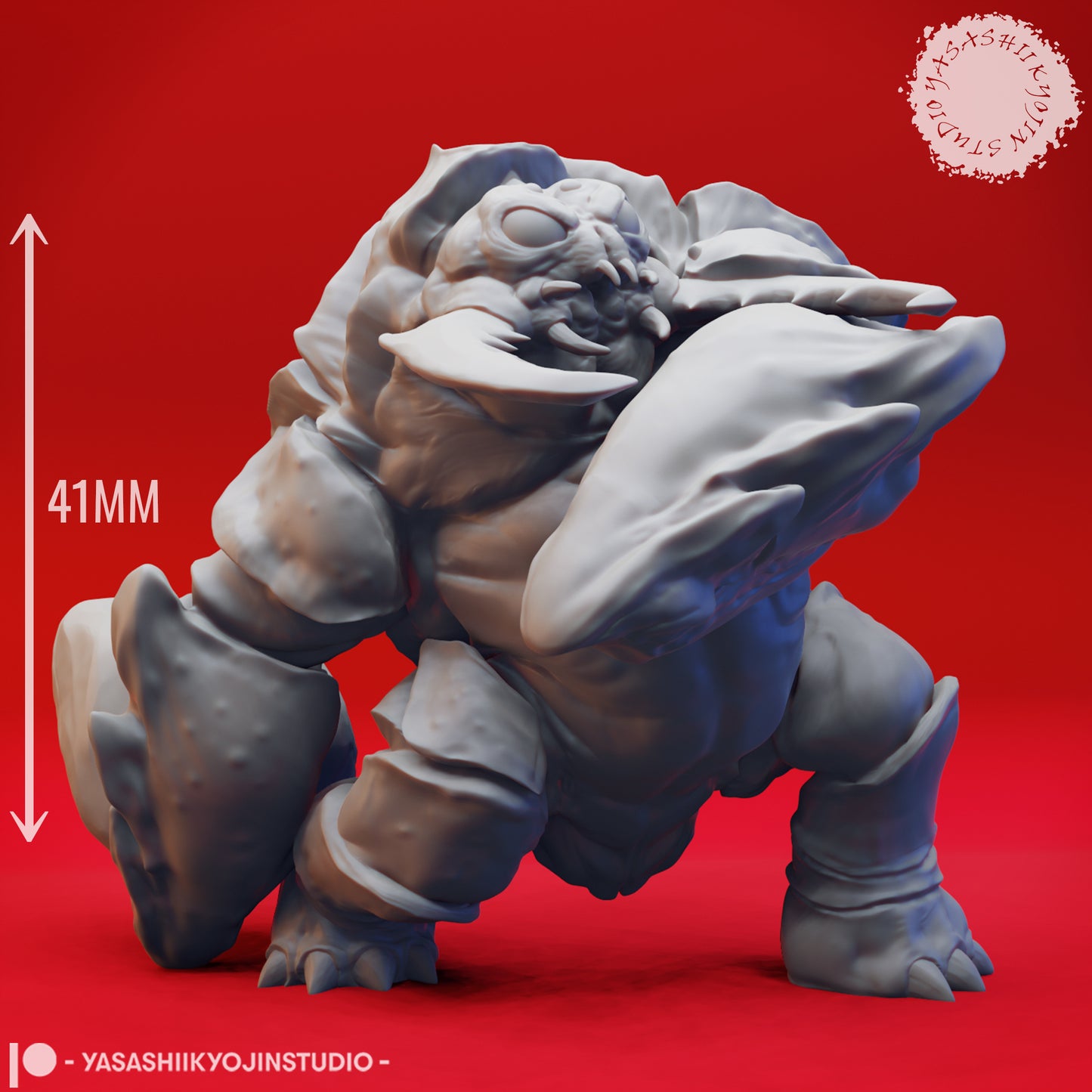 Umber Hulk - Lobbing - Tabletop Miniature (Pre-Supported STL)