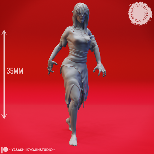 Vampire Spawn - Stalking - 3D Printed Minis for Tabletop Gaming, Dungeons and Dragons, Pathfinder, Kings of War and other RPG's