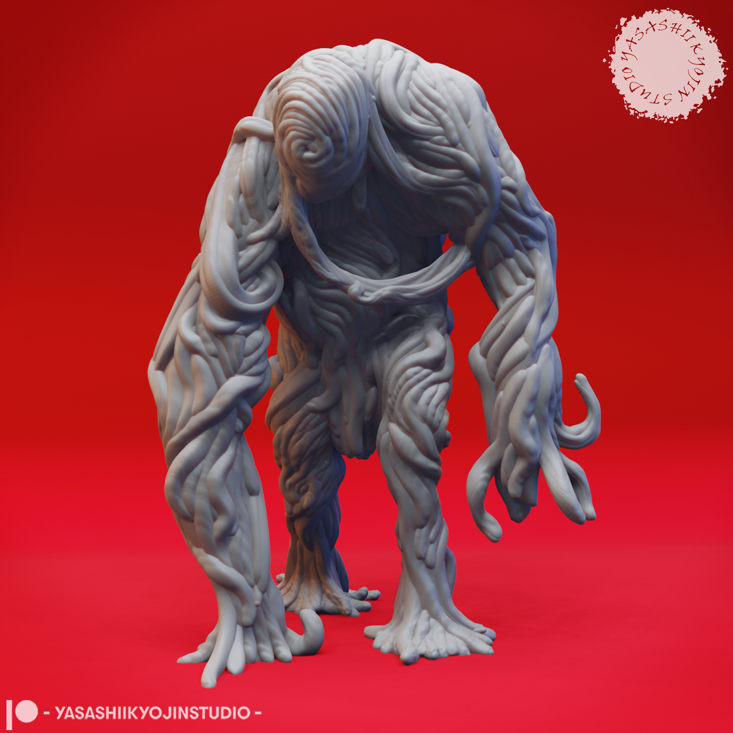 Vine Blight - Lumbering - 3D Printed Minis for Tabletop Gaming, Dungeons and Dragons, Pathfinder, Kings of War and other RPG's