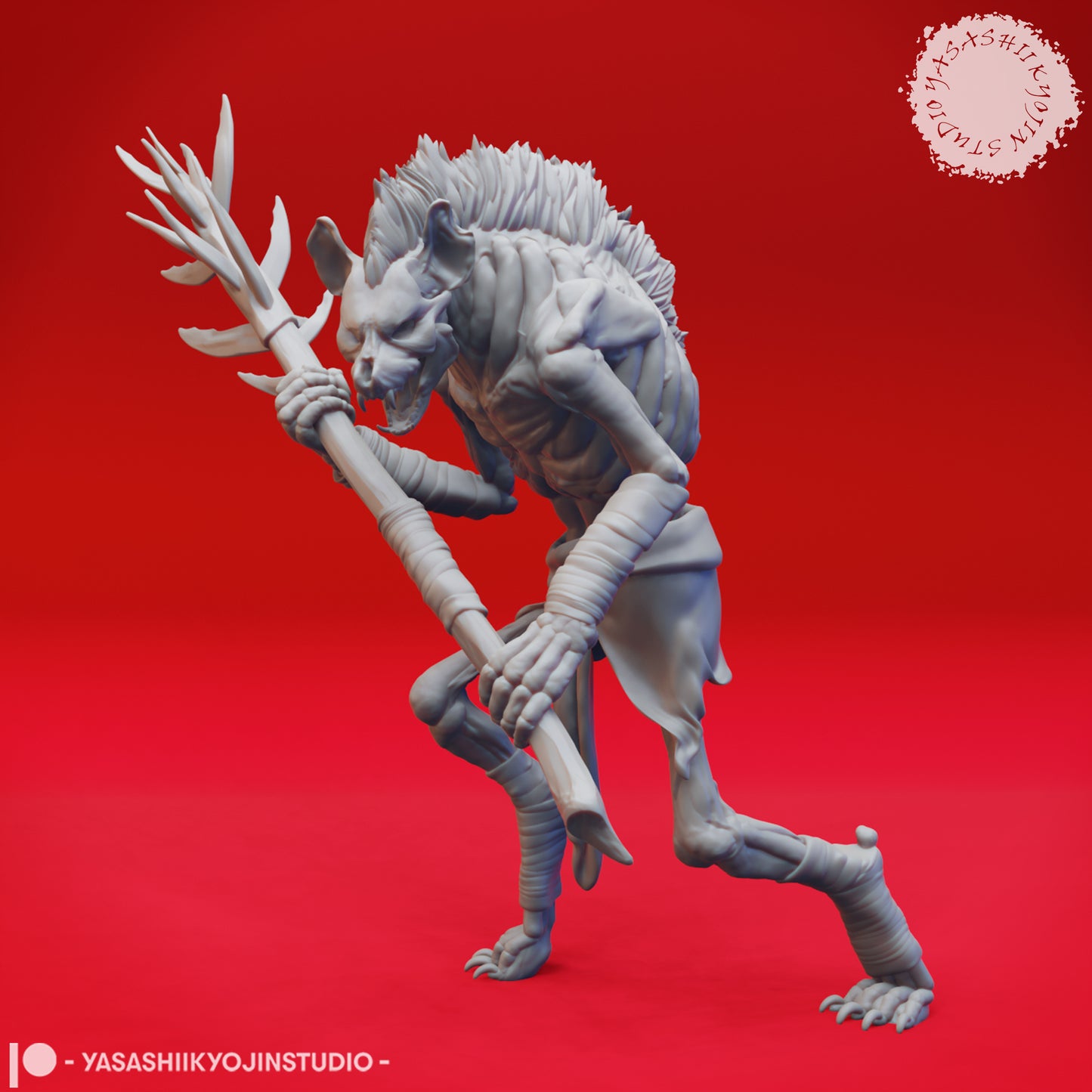 Witherling - Alert - 3D Printed Mini for Tabletop Gaming, Dungeons and Dragons, Pathfinder, Kings of War and other RPG's
