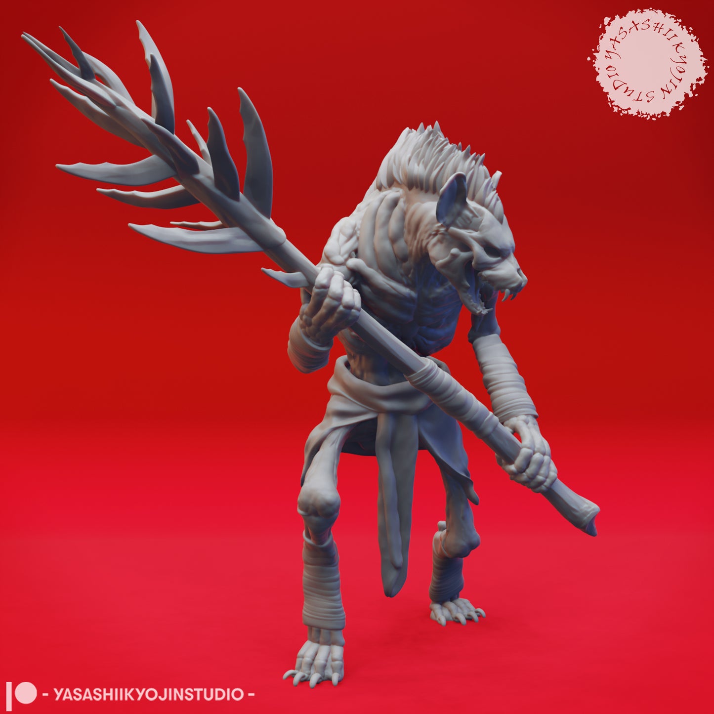Witherling - Alert - 3D Printed Mini for Tabletop Gaming, Dungeons and Dragons, Pathfinder, Kings of War and other RPG's
