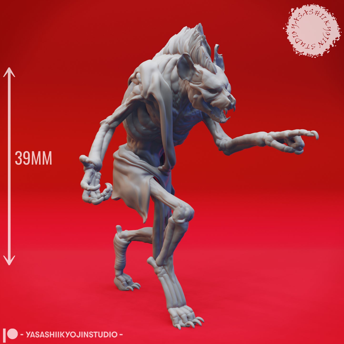 Witherling Mob - Bundle - 3D Printed Mini for Tabletop Gaming, Dungeons and Dragons, Pathfinder, Kings of War and other RPG's